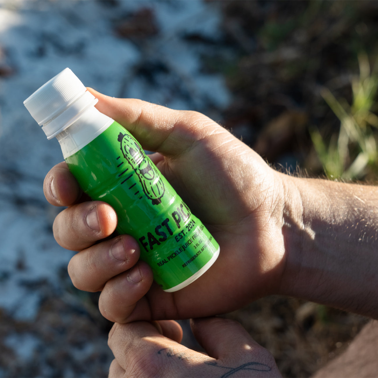 Fast Pickle Hydration on the beach